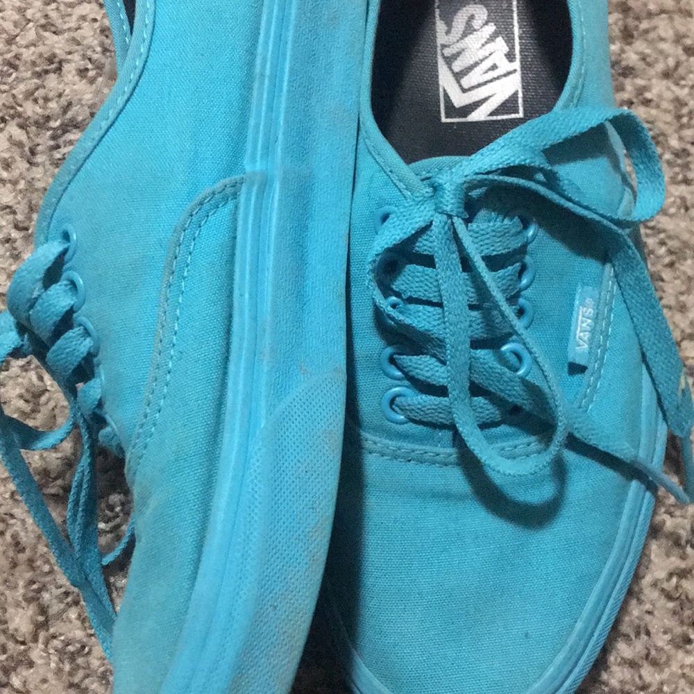 Turquoise vans - Picture 2 of 3